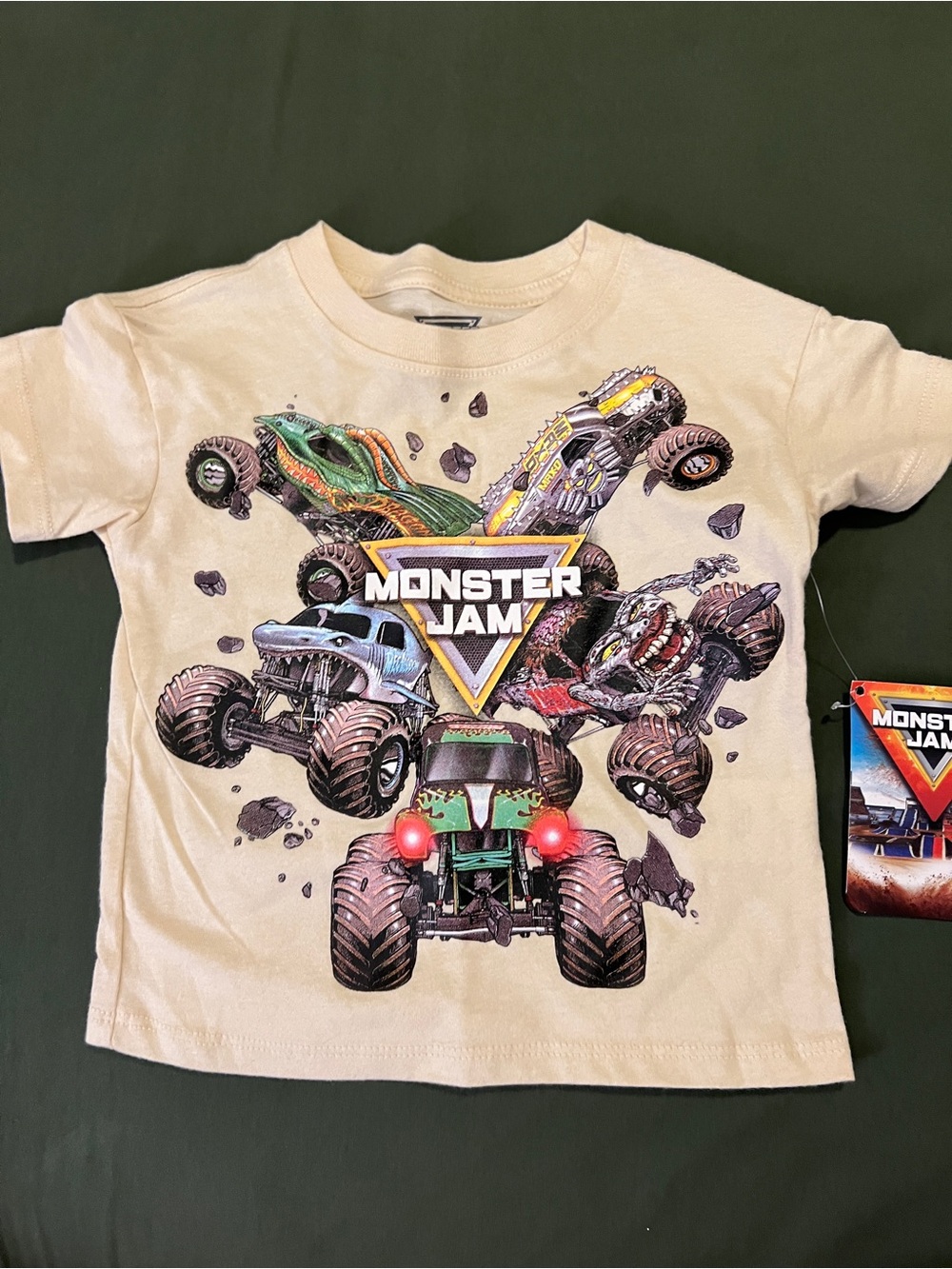 Monster Jam Kids Tee Size 18M